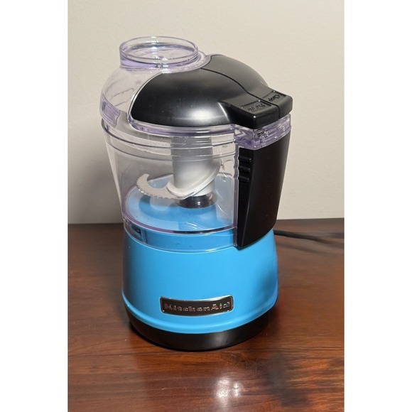 KitchenAid Chopper KFC3522QCL Mini Food Processor Blue Aqua Sky - Picture 1 of 3